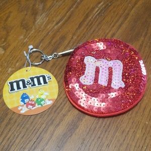 M & M Change Purse Red